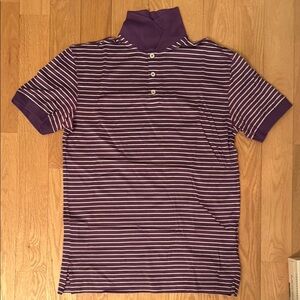 Ralph Lauren Purple Label Polo Shirt with Stripes